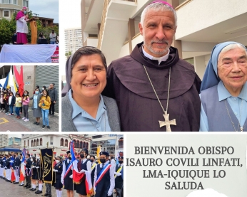 LMA-Iquique, da la Bienvenida al nuevo Obispo Isauro Covili Linfati